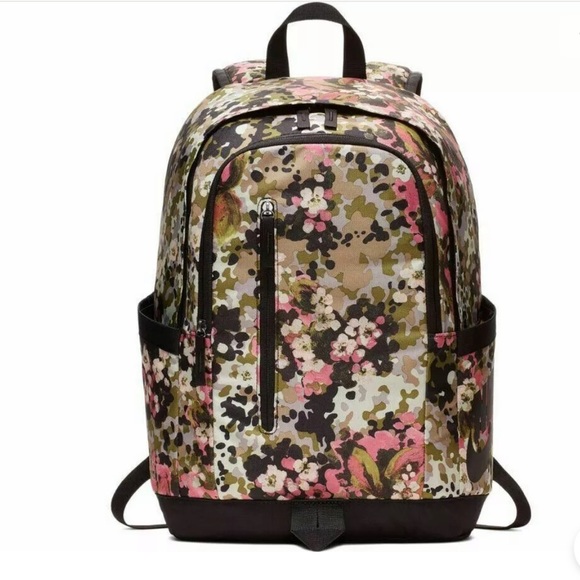 Nike All Access Soleday 2.0 Backpack Green Flowers - Picture 3 of 8